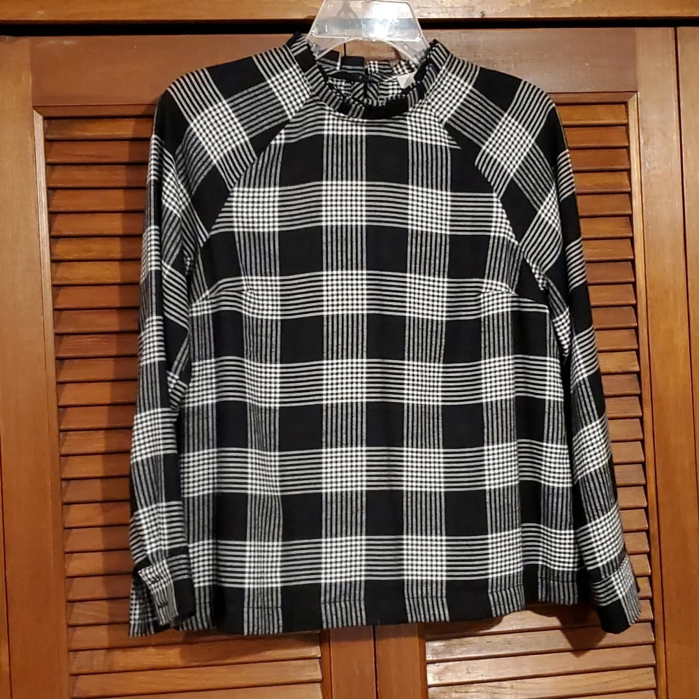 NWT LOFT plaid shirt - Picture 1 of 8